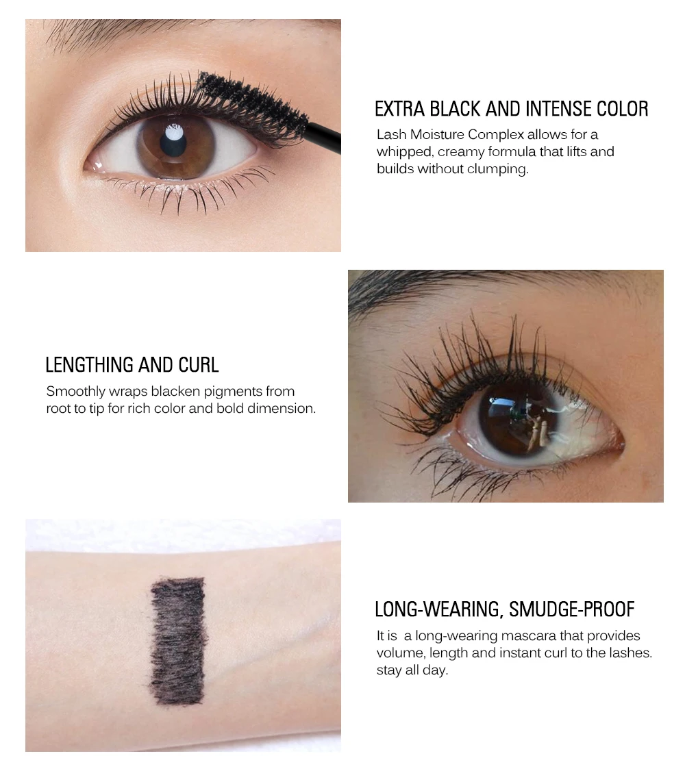 SACE LADY makeup 4D Тушь для ресниц водоСТОЙКАЯ Rimel тушь для наращивания ресниц Черная Толстая Удлиняющая косметика для ресниц