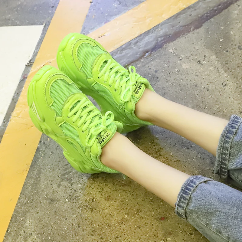 2018 дышащая сетчатая женская повседневная обувь вулканизированные женские