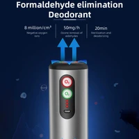 air purifier filter portable usb charging silent operation high efficiency ozone negative ions air cleaner for car home office