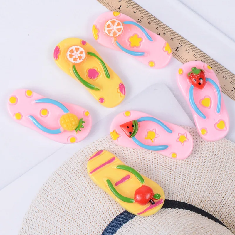 Фрукты из смолы тапочки слизь очаровательные пушистые набивные креативные