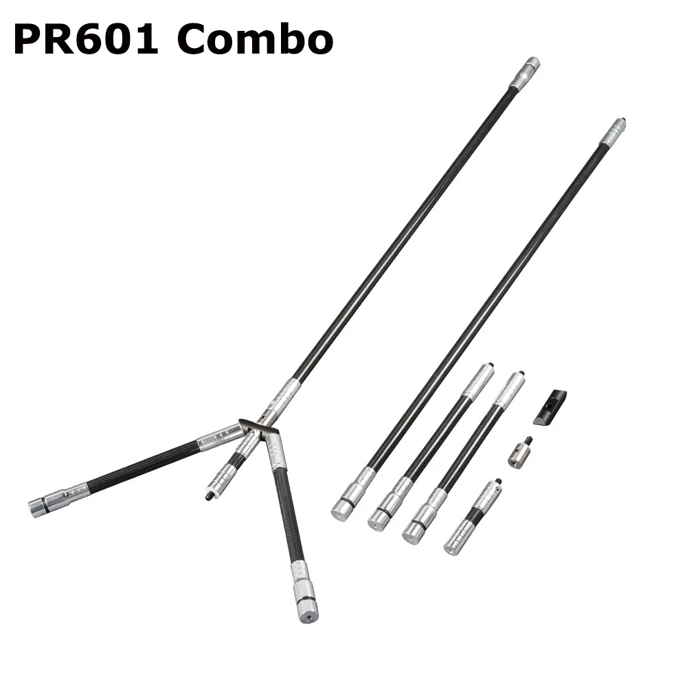 

Topoint PR601 Archery Bow Stabilizer Combo Main-Bar+Side-Bar+Extend-Bar+V-Bar For Compound/Recurve Bow Shooting Balance