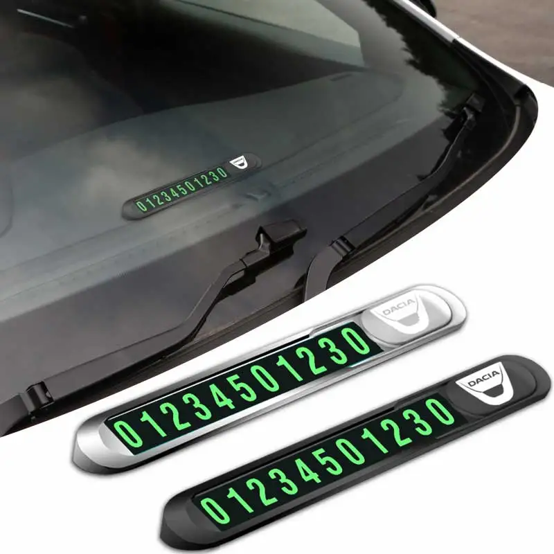 

1pcs Auto Phone Number Card Plate Telephone Number Card CarStyling for Alfa Romeo Giulia Giulietta 159 156 MITO Stelvio 147
