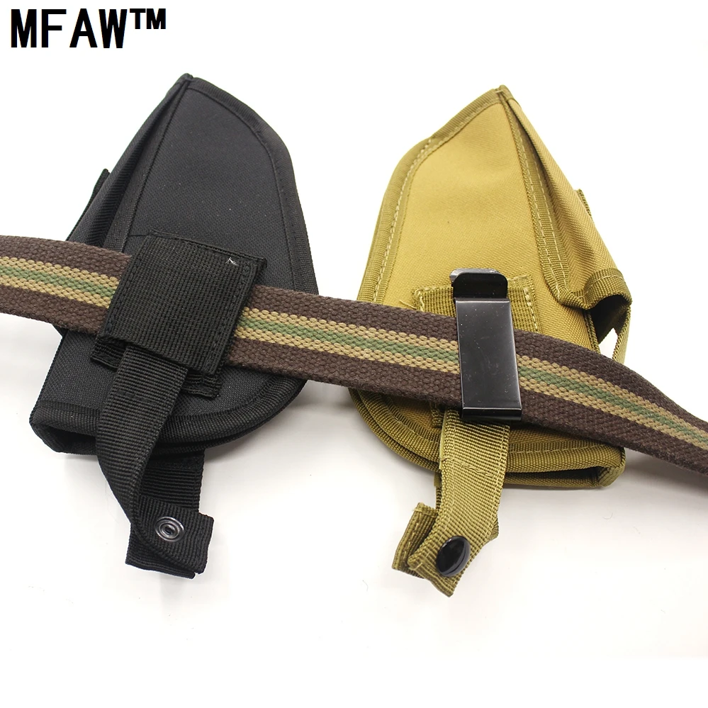 

Hunting Right Left Interchangeable Tactical Pistol Hand Gun Holster w Magazine Slot for glock 1911