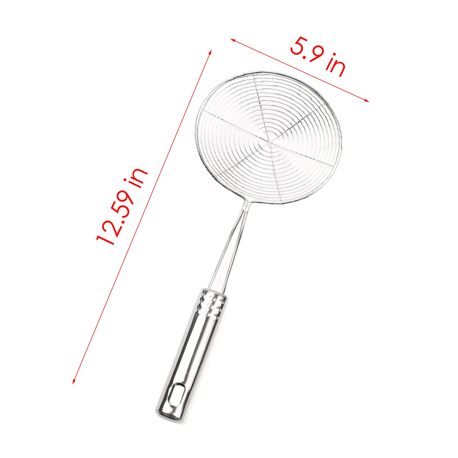 

Oil Straine Flour Sieve Kitchen Stainless Steel Long Handle Colander Fried Food Strainer Filter Scoop Baking Accessories Cookwa