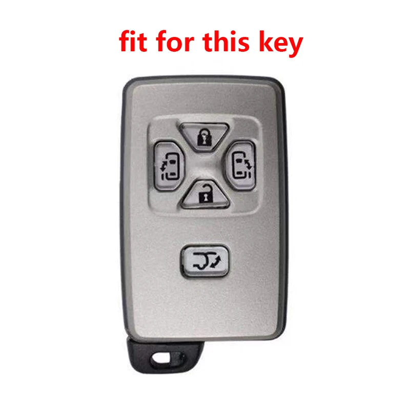 Чехол из силикагеля для автомобильного ключа Toyota Yaris Rav4 Corolla Mark Voxy Hilux Noah Vitz Aqua Camry