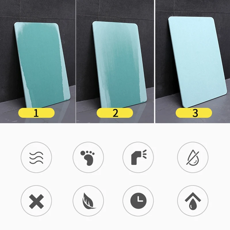 Коврики для ванной Анти скольжения душ ковров Ванная комната коврики быстро