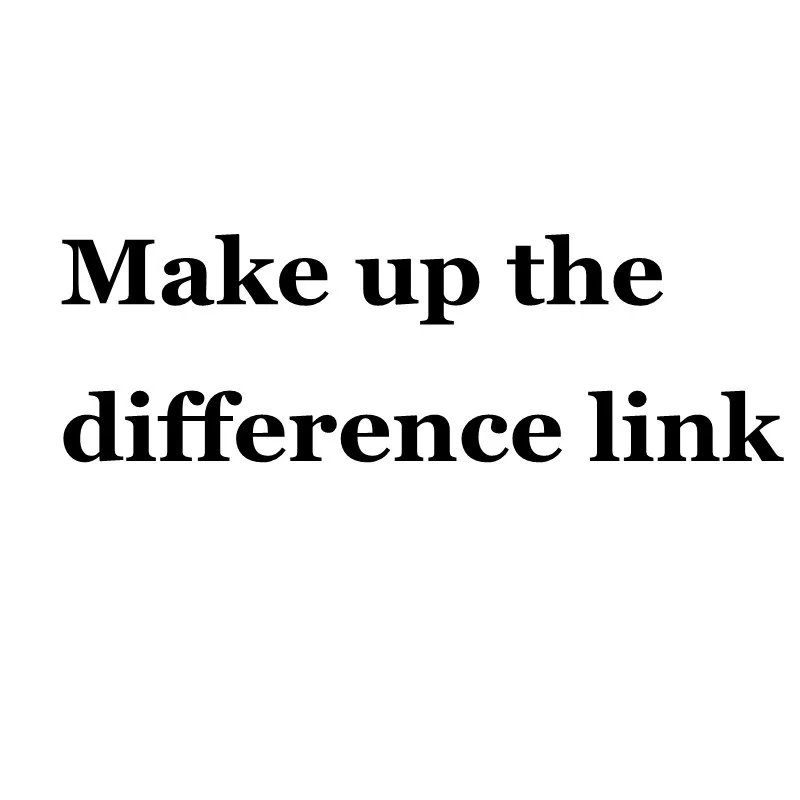 

Make up the difference link