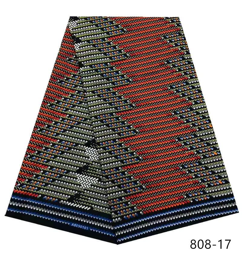 Вечерние платья из 100% полиэстера 6 ярдов с вощёным принтом в африканском стиле