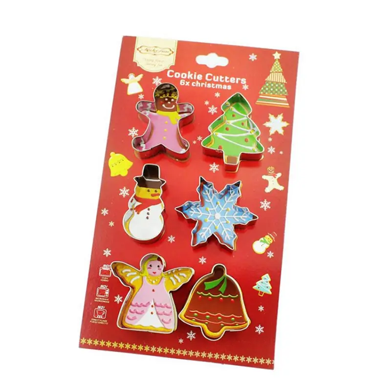 Резак для печенья из нержавеющей стали формы пряник человек/Рождественская