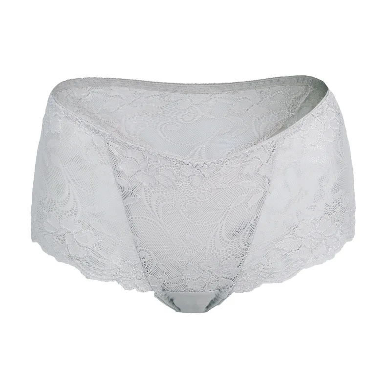 

Silk Lady Boyshort Lace Light Luxury Sexy Comfortable Low Rise Panties