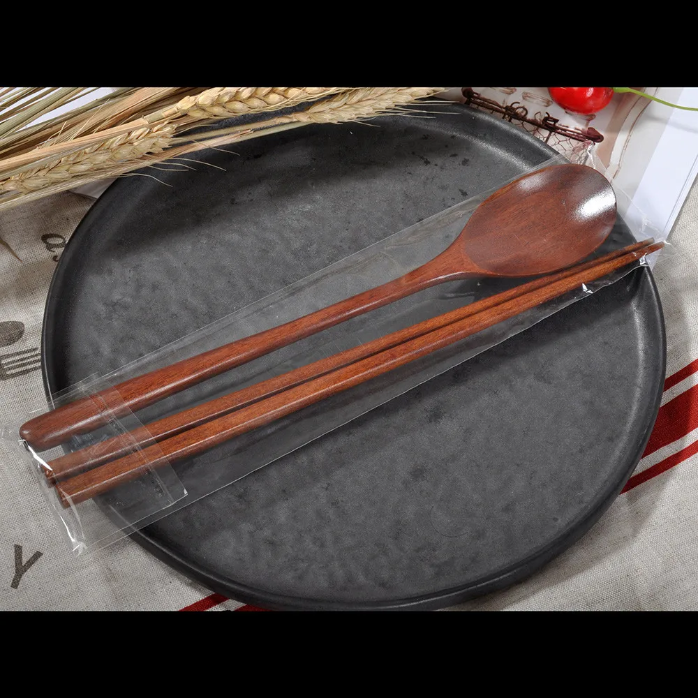 Деревянные палочки ложка бамбуковые Кухонные деревянные столовые приборы