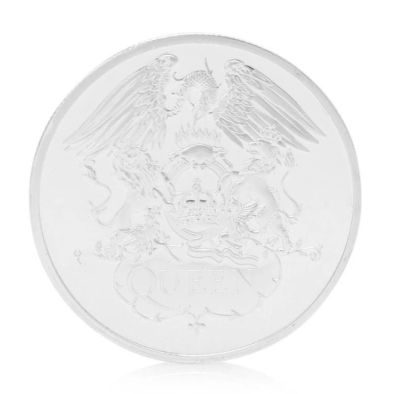 Королевская британская рок группа Посеребренная памятная монета Токен