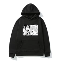 anime umibe no etranger hoodies hashimoto shun and chihana mio print sweatshirt mens womens fallwinter polar fleece hoodie man