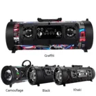 Беспроводной Bluetooth Портативный высокомощный музыкальный динамик Bluetooth динамик с 3 динамиками s Встроенный в Monster динамик s