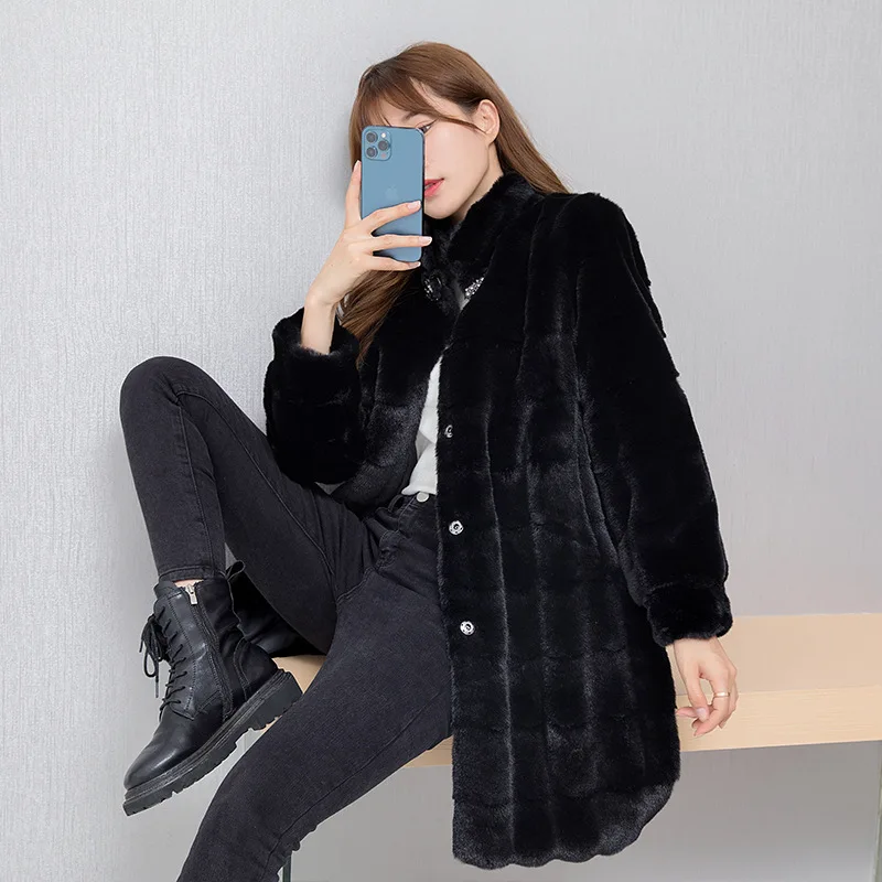 

Women real mink coats female mink fur coat genuine long fur coat ladies winter clothes oversize 6xl 5xl 7xl natura fur coats