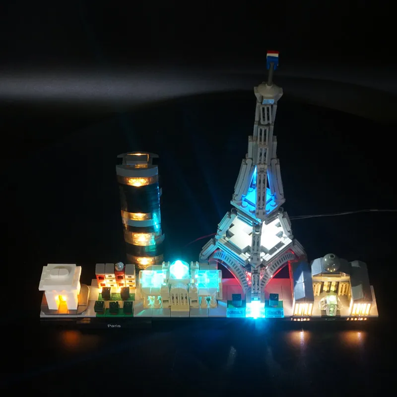 Набор строительных блоков сделай сам со светодиодной подсветкой 21044 | Игрушки и