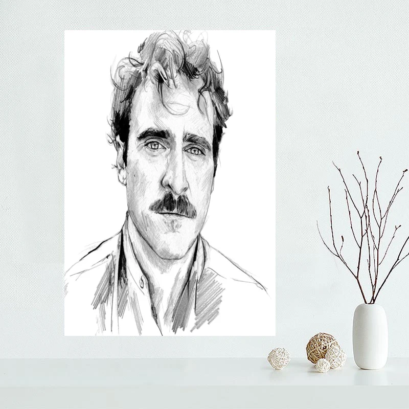 Художественный плакат на холсте Хоакин Феникс домашний декор тканевый настенный