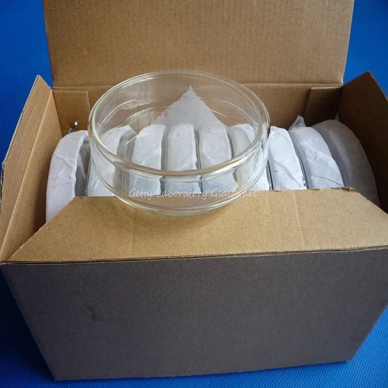 Чаша Петри из стекла 90 мм тарелка для культивирования с крышкой 10 штук|Фляжка| |