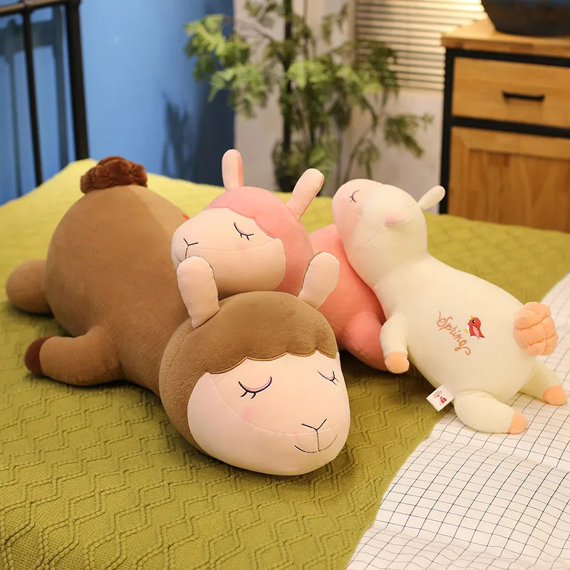 

Zqswkl 50/70/100 см кукла Альпака длинная подушка для сна большая кукла детские рождественские игрушки для девочек и мальчиков подарок на день рож...