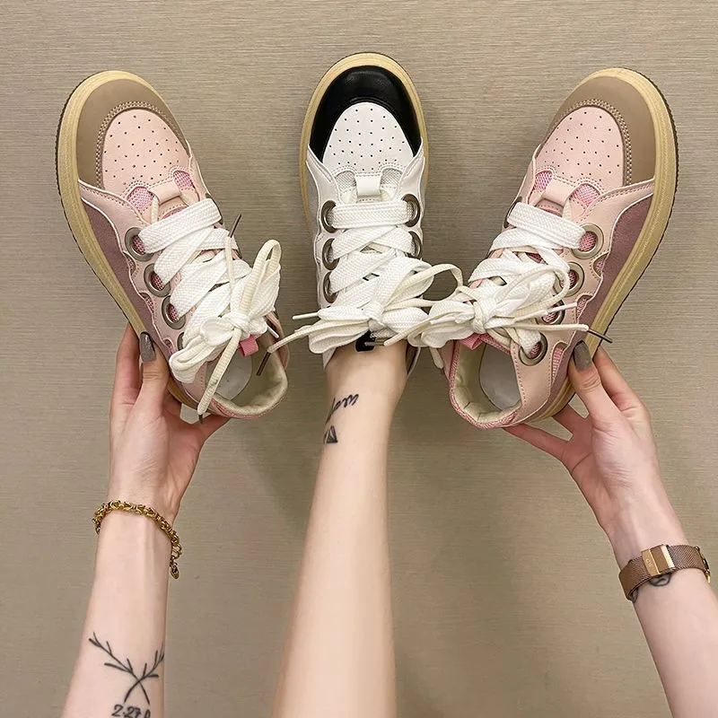 

2021 New fashion Women's shoesLatest Beautiful Girl Sports Shoes Comfortable Fashion Pink White shoe size 35-40 HOT