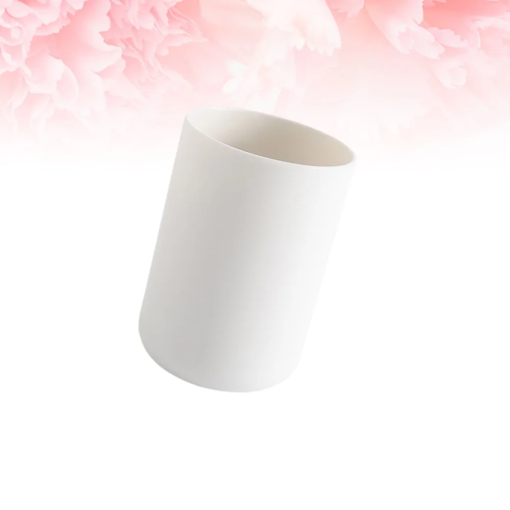 

5Pcs Bathroom Toothbrush Cup Color Tooth Cup Couples Simple Tooth Brushing Cups for Bathroom White Grey Coffee for Each 2P