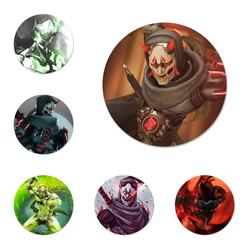 

Значки Blackwatch Genji значки значок Металлические Значки для одежды