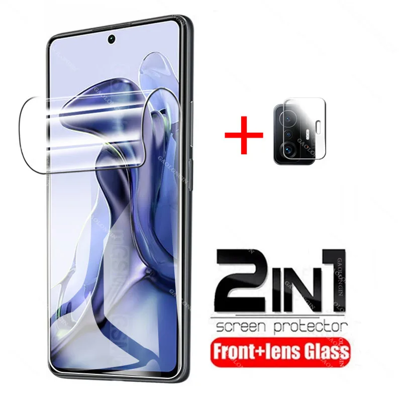 mi 11t pro hydrogel film for xiaomi 11t 11tpro 11 t mi11t xiaomi11t screen protector on xaomi mi 10t mi10t pro 10 t camera glass free global shipping
