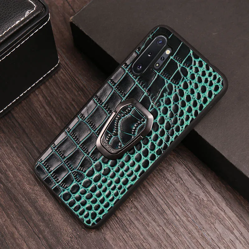 Blue Чехол для телефона для samsung Note 8, 9, 10, galaxy S7 S8 S9 S10 A5 A7 J5 плюс для карт и узором «крокодиловая кожа» A20 A30 A40 A50 A70 чехол для телефона - Цвет: Blue