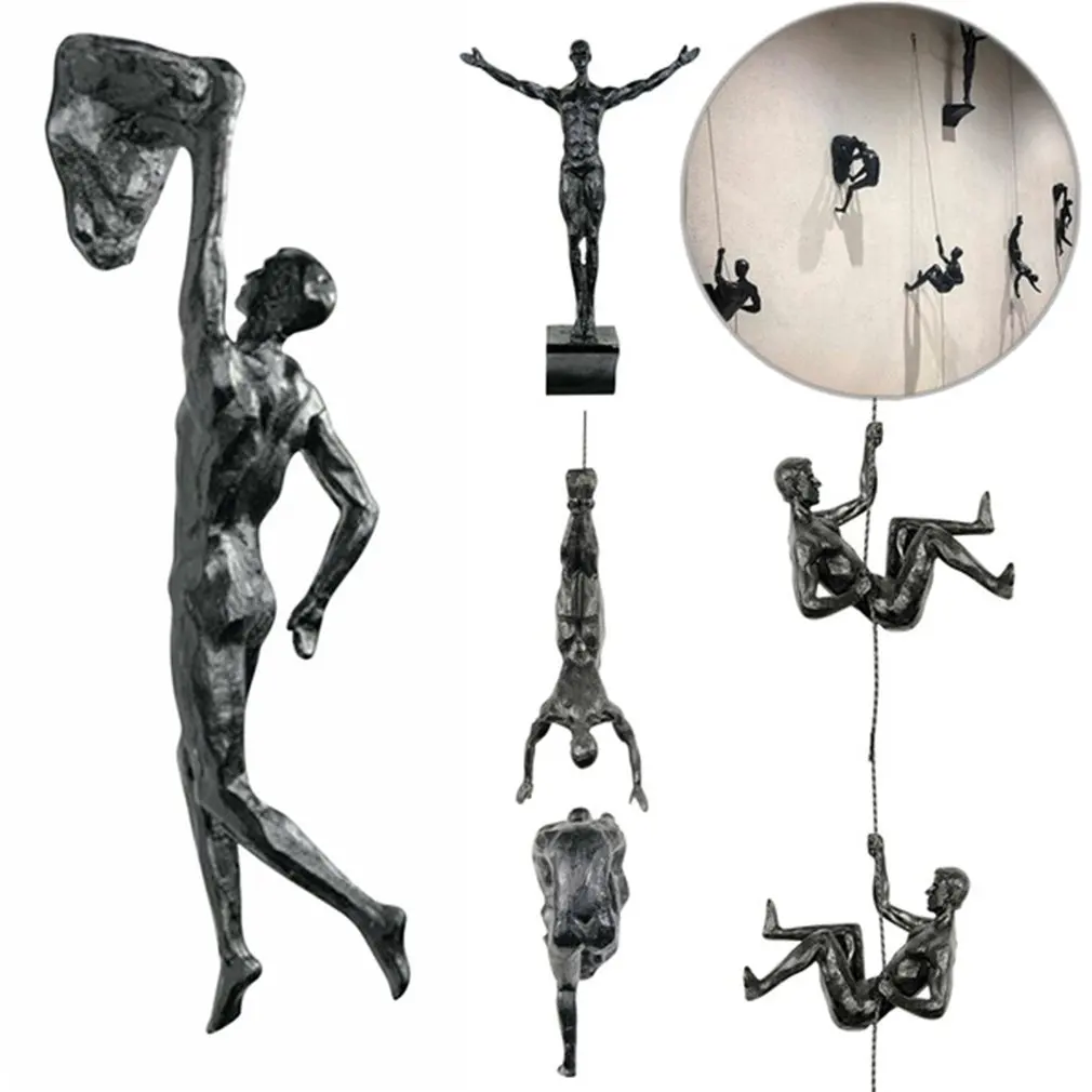 

Nordic Athletes Resin Pendants Decorations Ornaments Mural Home Decor Office Sculptures Durable Statues