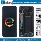 100% протестированный ЖК-дисплей Super AMOLED для Samsung Galaxy S8 S8 Plus, ЖК-дисплей, сенсорный экран, дигитайзер в сборе с ожоговым тенем