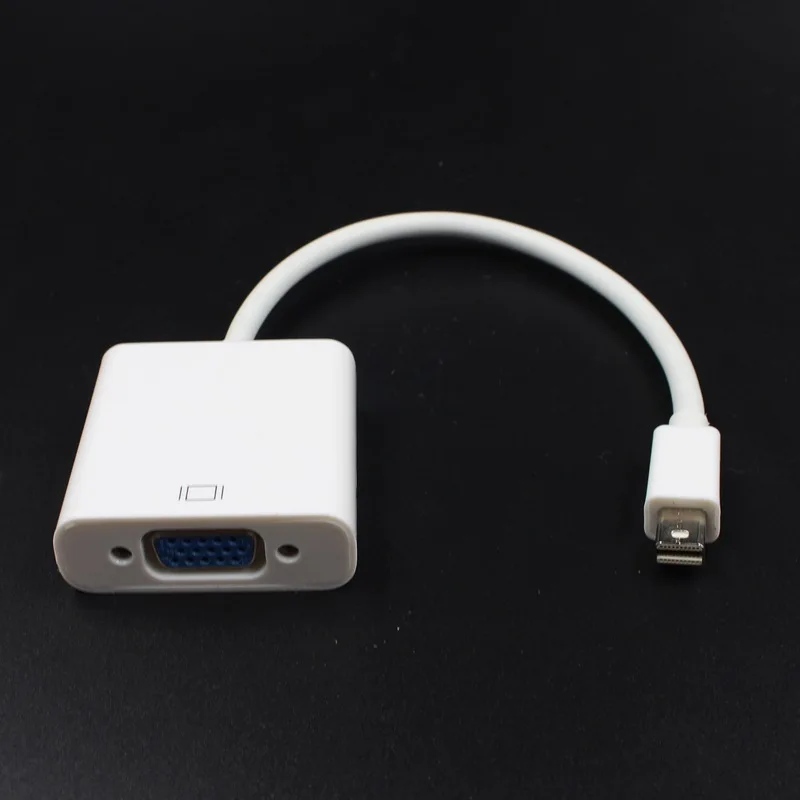 Для Air Pro iMac Mac Mini Thunderbolt Display Port DP To VGA кабель адаптер 1080P (белый) | Электроника