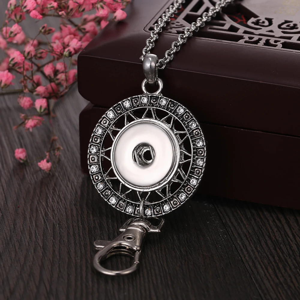 2019 новые ювелирные изделия винтажные круглые застежки подвеска ожерелье 18 мм