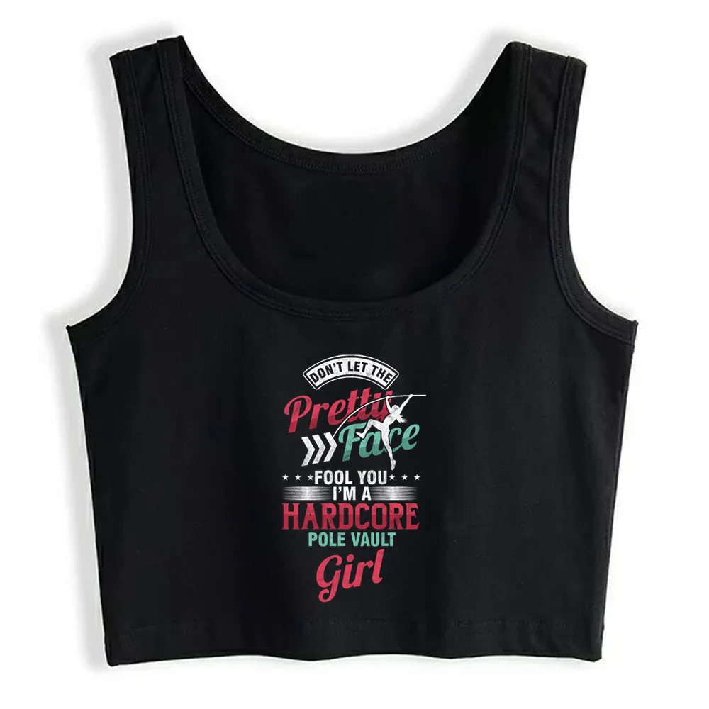 

Crop Top Women Pole Vault Gymnast Dancing Acrobats Gymnastics Aesthetic Y2k Harajuku Gothic Tank Top Female Clothes