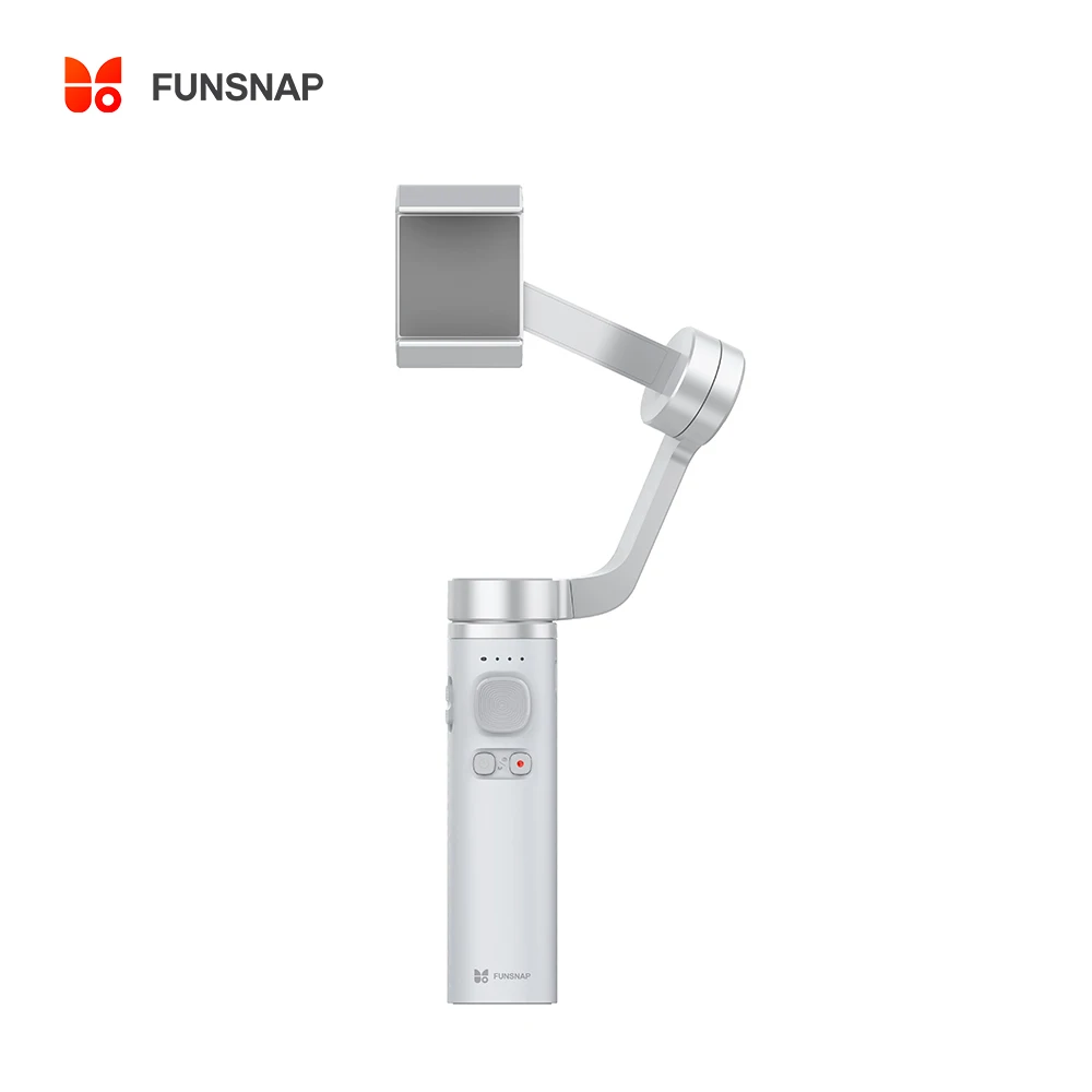 Funsnap Capture π 3-Axis Smartphone Stabilizer Foldable Pocket Type C Charging Handheld Gimbal for iPhone Android Gopro |