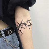 1pc arm branch waterproof temporary tattoo stickers men women hand back personality cool art fake tattoos gothic tattoo sticker
