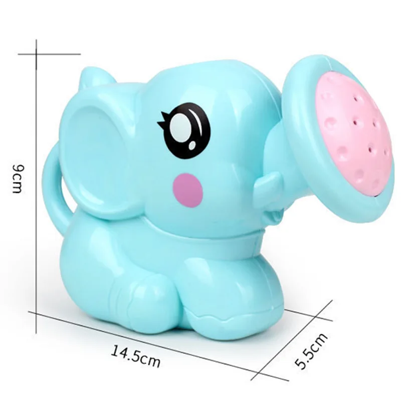 Taza de ducha de elefante de dibujos animados para ni&ntilde;os reci&eacute;n nacidos, tazas de champ&uacute; de pl&aacute;stico ABS para lavar el cabello, cuchara de agua para ba&ntilde;o, tazas de champ&uacute; para beb&eacute;s-5