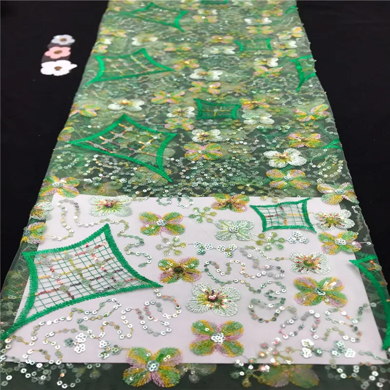 2020 последние французские нигерийские кружева ткань 3D цветок Высокое качество