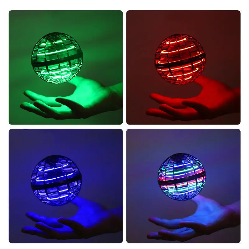 CSF&ampFlynova Flying Ball Spinner Toy Hand Controlled Drone Helicopter Rotating Mini UFO Kids Birthday Gift Toys for Children |