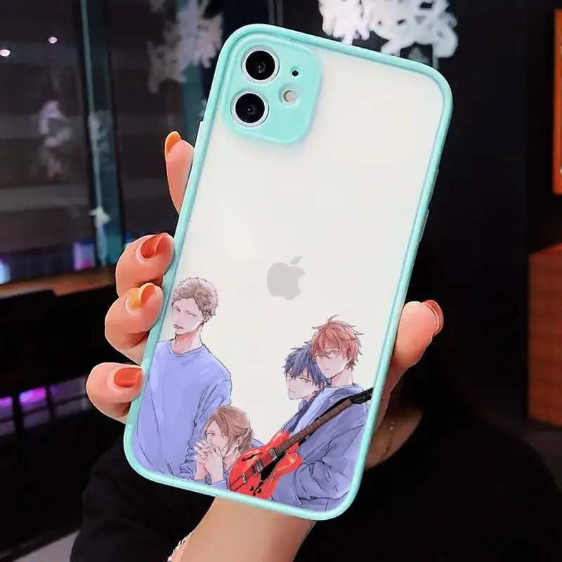 

Japan Anime Given Phone Case Matte Transparent for iPhone 7 8 11 12 s mini pro X XS XR MAX Plus cover funda