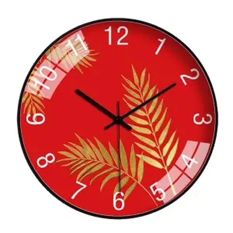Watch Wall Clock Living Room Home Atmosphere Free Punch Creative Fashion Simple Net Red Bedroom Mute New | Дом и сад