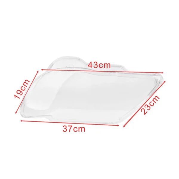 

2Pcs Car Clear Headlight Lens Shell Cover Replacement Head Light Lamp Cover for Bmw 7 E65 E66 2005-2008