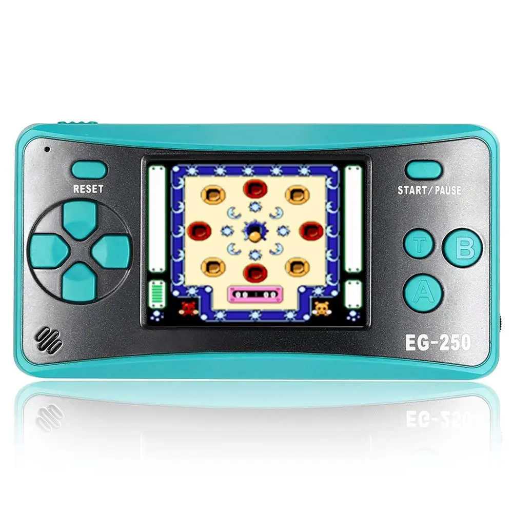 Blue Портативная игровая консоль карман встроенный 200 игр 2,5» Портативный плеер 12-разрядный портативными игровыми Системы развлечений для детей - Цвет: Blue