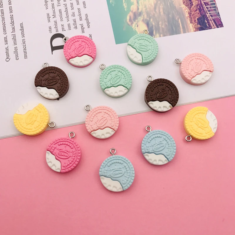 

10pcs Hot Resin Kawaii Cute Miniature Chocolate Candy Charm for Keychain, Earring, Scrapbooking, DIY Making, Necklace