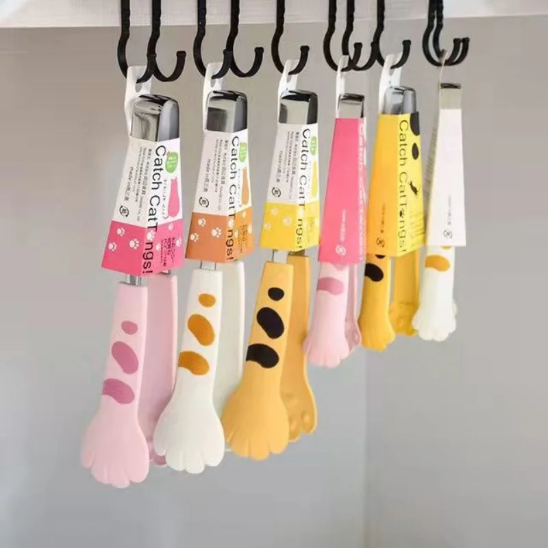 

Cat's Claw Food Clip Stainless Steel Anti-scalding Anti-slip Food Cooking Steak Bread Dessert Salad Baking Barbecue Kitchen Tool