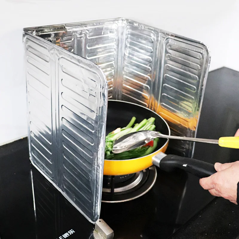 Outdoor Camping Prevent Splashing Oil Foldable Stove Windshield Tools for Home Picnic Cookware Winds Shield Equipment | Спорт и