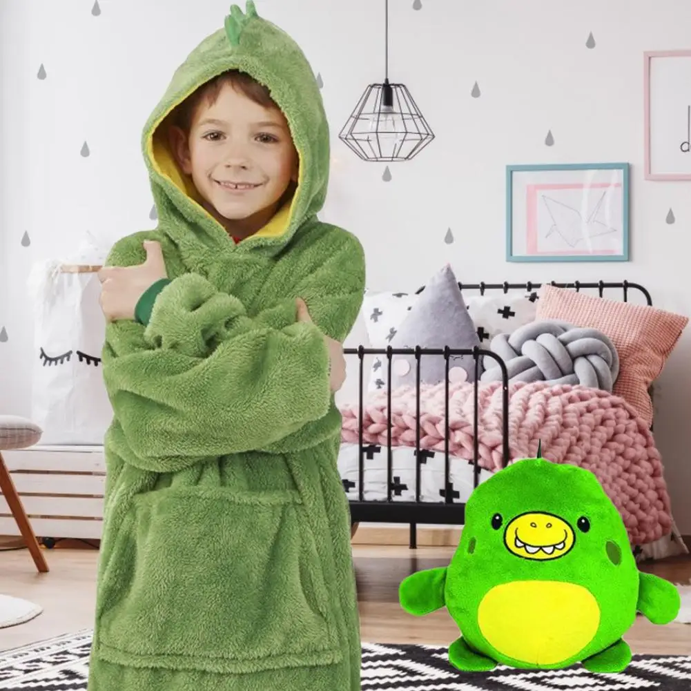 Детская толстовка с героями мультфильмов диноза одежда для носки капюшоном