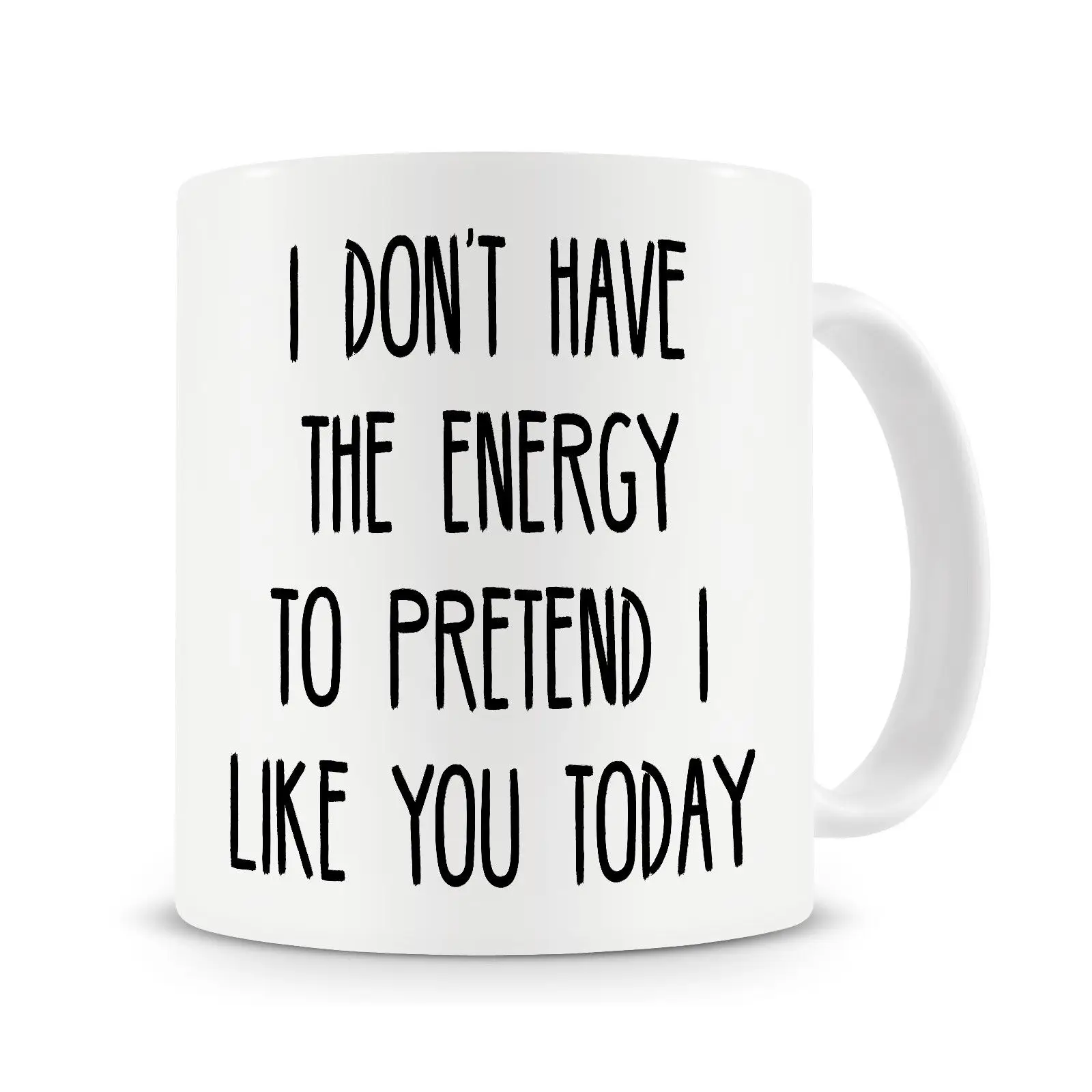 У меня нет энергии .. Кружка забавная кофейная кружка для работы офиса с ложкой