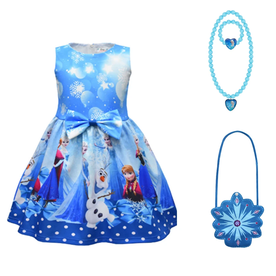 Платье принцессы Снежная королева 2 костюм для костюмированной вечеринки