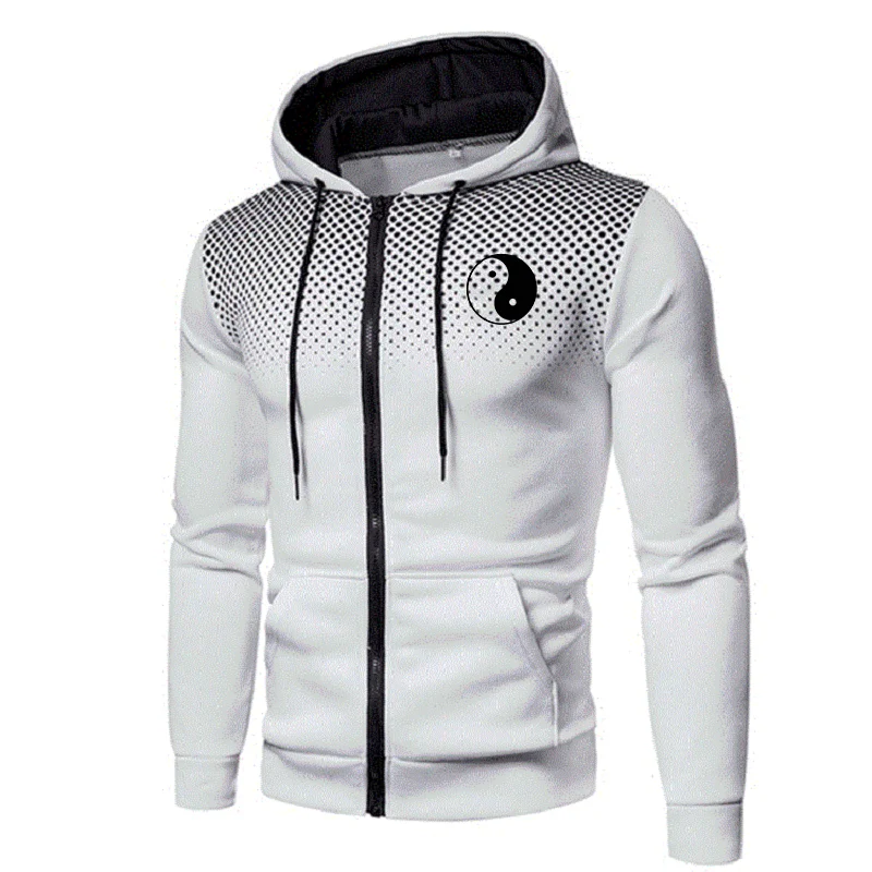 

Brand men's sportswear, fashionable men's clothing, sportswear, running fitness hoodies, spot styles, Tai Chi pattern printing.