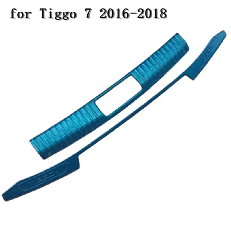 

Автомобильные аксессуары для Chery Tiggo 7 Tiggo 8 2016-2018, протектор для заднего бампера автомобиля, порог, протектор багажника, отделка, Стайлинг авт...